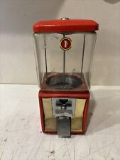 Vintage Northwestern Gumball Machine 1 Cent Morris Illinois Red - NO KEY picture