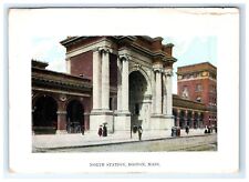 1900's Postcard North Station Boston Massachusetts People Germany Divided Back picture