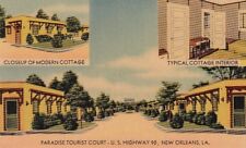 Postcard Paradise Tourist Court New Orleans LA Louisiana picture