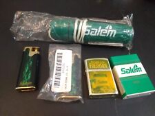 Lot of 5 Advertising/Promotional Tobacco Cigarette Lighters, Winston,Salem,Skoal picture