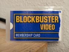 Vintage Original 1990s Blockbuster Video Membership Card Laminated picture
