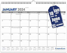 2024-2025 Wall Calendar - 18 Months Hanging Calendar from Jan. 2024 to Jun. x picture
