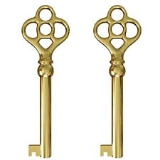 KY-3 Hollow Barrel Replacement Skeleton Key (Pack of 2 Brass) picture