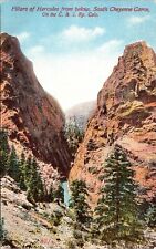 Hercules Pillars South Cheyenne Canon Colorado Landscape Mountains DB Postcard picture