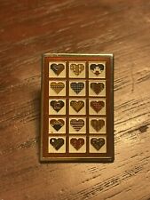 Different Shape of Heart Love Lapel Pin (B618) Vintage 1986 picture