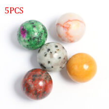 10/20pcs Natural Mixed Sphere Quartz Crystal Carved Gem Ball Reiki Healing 15mm picture