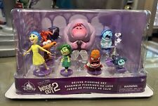 Disney Parks Inside Out 2 Deluxe 9 Figurine Set NEW Joy Sadness Disgust Fear picture