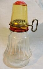 Federal Glass Vintage Red Nut Chopper Manual Farmhouse picture
