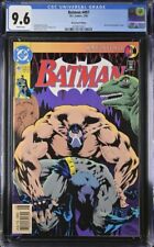 BATMAN #497 CGC 9.6 BANE BREAKS BATMAN'S BACK KNIGHTFALL NEWSSTAND WHITE PAGES picture