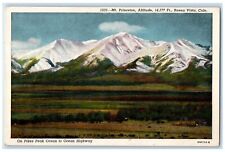 1959 View Of Mt. Princeton Buena Vista Colorado CO Posted Vintage Postcard picture