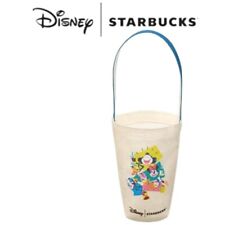 Starbucks Tumbler Holder Disney 2024 Canvas Cloth Gift Cute Limited New 1 Pc . picture