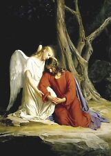 Christ in Gethsemane (1873) by Carl Bloch blank Greeting Card (Pack of 7) picture