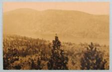 RPPC Beach Hill Cliffs From Robinson, Mt., ME Maine Real Photo Postcard (#4435) picture
