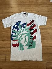 Vintage president & Mrs Ronald Reagan Statue Of liberty Tshirt  July 4, 1986 picture