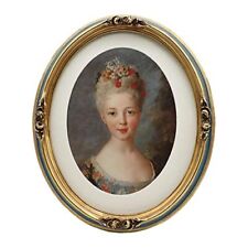 SYLVIA'S SHOP Vintage 8x10 Oval Picture Frame with Mat, Antique Ornate Luxury... picture