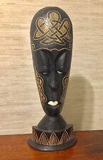 Beautiful Authentic African Mask 24” Tall , Beautiful Piece For Home or Office. picture