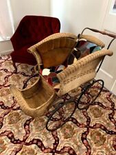 ANTIQUE VICTORIAN BUGGY/STROLLER*PHOTO PROP*DOLLS*THIS IS FOR PICK UP ONLY*BABY* picture