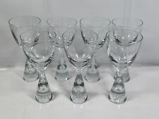 Vintage Crystal 7 Drinking Glasses by Bent Ole Severin for Holmegaard 1958 RARE picture
