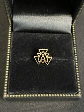 Vintage ΛΧΑ Lambda Chi Alpha Fraternity Pin ~Spinner Pin Style picture