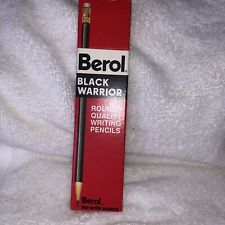 Vintage Berol Black Warrior 372-2 No. 2 Pencils Medium Soft - Box of 11 picture