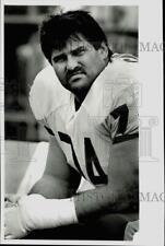 1989 Press Photo Jim Covert, Chicago Bears Football Player - afa07516 picture