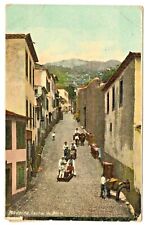 Madeira Portugal Vintage Postcard Car Baskets Carros Do Monte Wicker Tobaggans picture