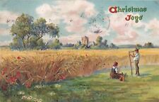 Christmas Joys Raphel Tuck & Sons Wheat Field 1909 Postcard D56 picture