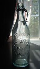 Antique 1880's J.G. BYARS- No. HOOSICK, N.Y. Whittled Blob Top Beer Bottle picture