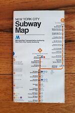 VINTAGE 1979 NYCTA NYC SUBWAY MAP NEW YORK CITY TRANSIT AUTHORITY REVISED 1980 picture