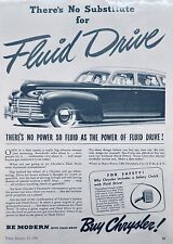 1941 Chrysler Family Sedan with Fluid Drive - Vintage Ad picture