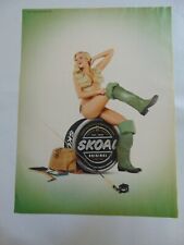 2009 SKOAL Sexy Fisher Woman  print ad picture