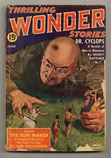 Thrilling Wonder Stories Pulp Jun 1940 Vol. 16 #3 GD/VG 3.0 TRIMMED picture