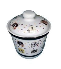 Dog Treat Ceramic Canister Jar picture