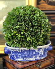 Gorgeous Rare Cobalt Blue White Foot Bath Chinoiserie Orchid Pot Planter 9.5” picture