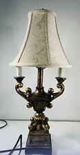 Victorian/Gothic Two Armed Candelabra Style Table Lamp. 22” Tall. picture