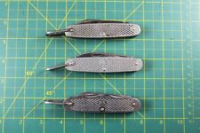 Military 4 Tool Folding Pocket Knives Camillus 1986 Imperial 1975 WWII Kingston picture