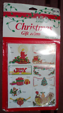 VTG CHRISTMAS 1989 PECK INC 150 CHRISTMAS GIFT TRIMS TAGS NOS ORNAMENT, PACKAGE picture