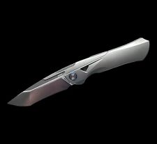 Ketuo USA - Illusion Front Flipper Folding Knife Titanium M390 Drop Point Blade picture