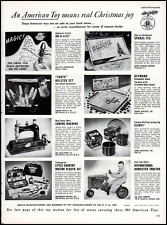 1954 American Toy Mfgs. Christmas Toys 13 pages retro photo print ad LA25 picture