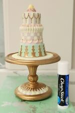 Mackenzie Childs Pastel Confections Petite Cake on Pedestal Mini  picture