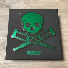 2022 Zerocool Jackass trading cards GREEN EMPTY collectible silver box /1490 picture