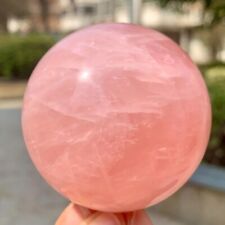 329G Natural Crystal Pink Rose Chakra Quartz Sphere healing ball Specimen picture