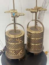 RARE Pair of Vintage Frederick Cooper Asian Influence Lamps picture