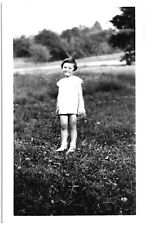 LITTLE GIRL ON GRASS,FULLERTON,PA,1930'S.VTG 4.5