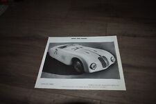 Vintage 1940 BMW 328 Mille Miglia Roadster race car press photo picture