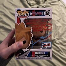 Funko POP Bleach Ichigo NYCC Exclusive Signed By English VA  JYB With Hard Case picture