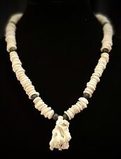 Authentic Hawaiian Puka Shell And Lava Necklace picture