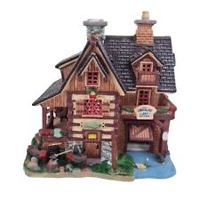 Lemax Christmas House Village Lighted Cumberland Lake Cottage 289-2524 Retired picture