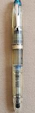 PEN Omas Ogiva Fountain Pen Clear Demonstrator with Gold Trim - 18ct Nib picture