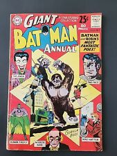 Giant Batman Annual #3 1962 VG picture